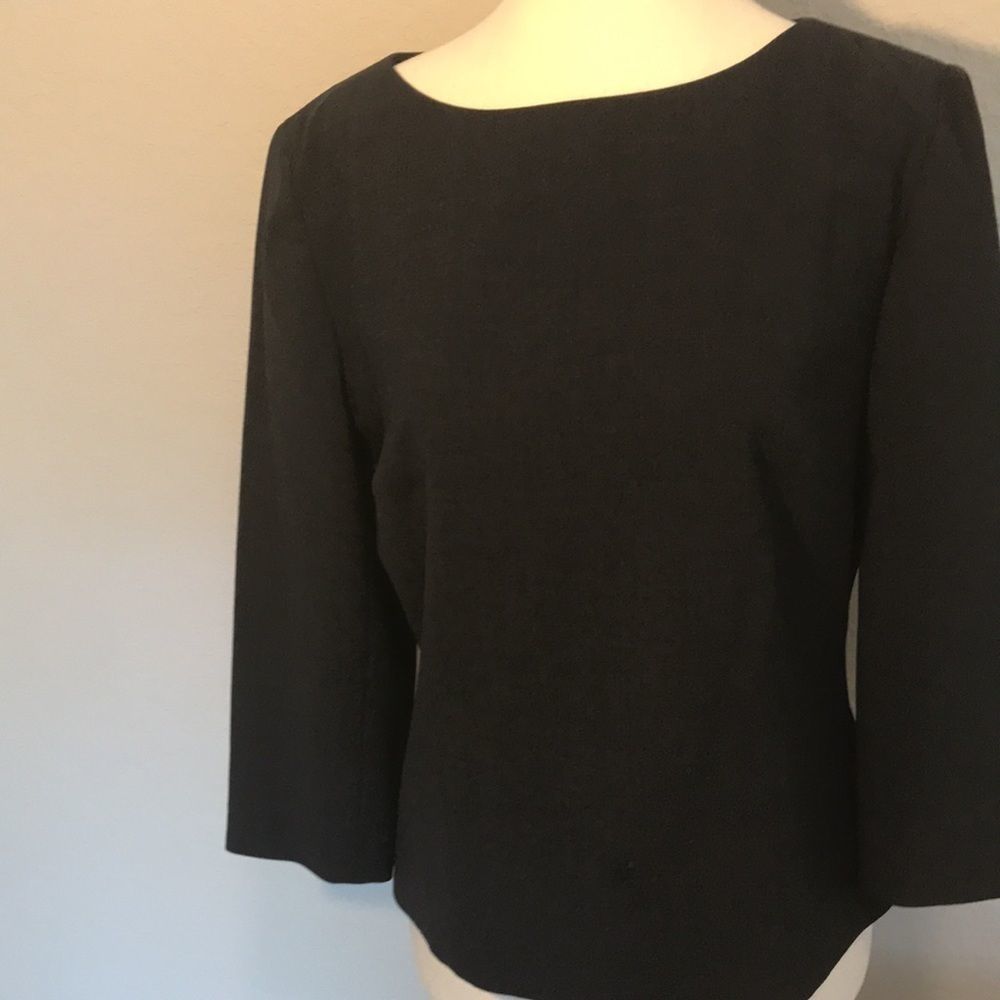 ANN TAYLOR Gray wool top. Suit material